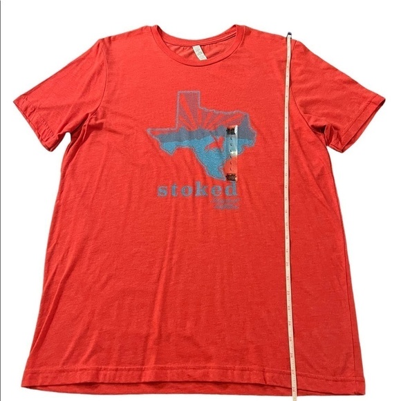 DIAGNOSIS OUTFITTERS MENS RED SHORT SLEEVE TEXAS COWBOY T-SHIRT SIZE LARGE NWT - Picture 5 of 8